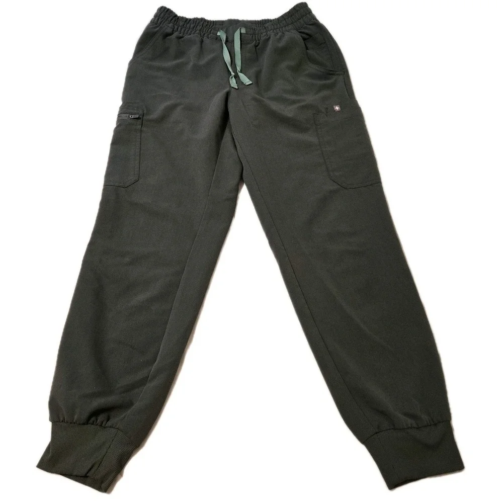 Figs Technical Collection Jogger Scrub Pants Dark Green Medium
